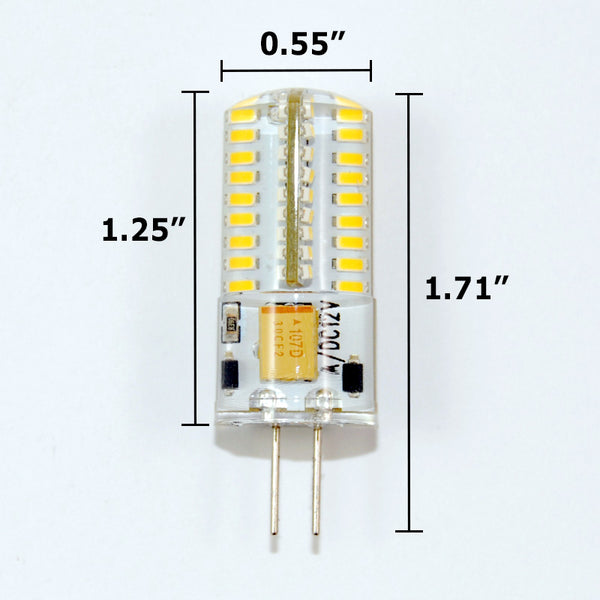 BulbAmerica 3w G4 LED 12V 4000k Cool White Light Bulb