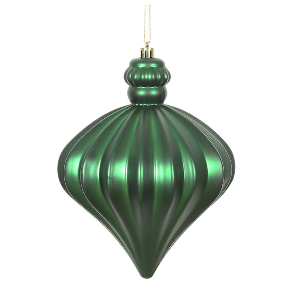 Vickerman 6 In Emerald Matte Drop Christmas Ornament Bulbamerica 1816