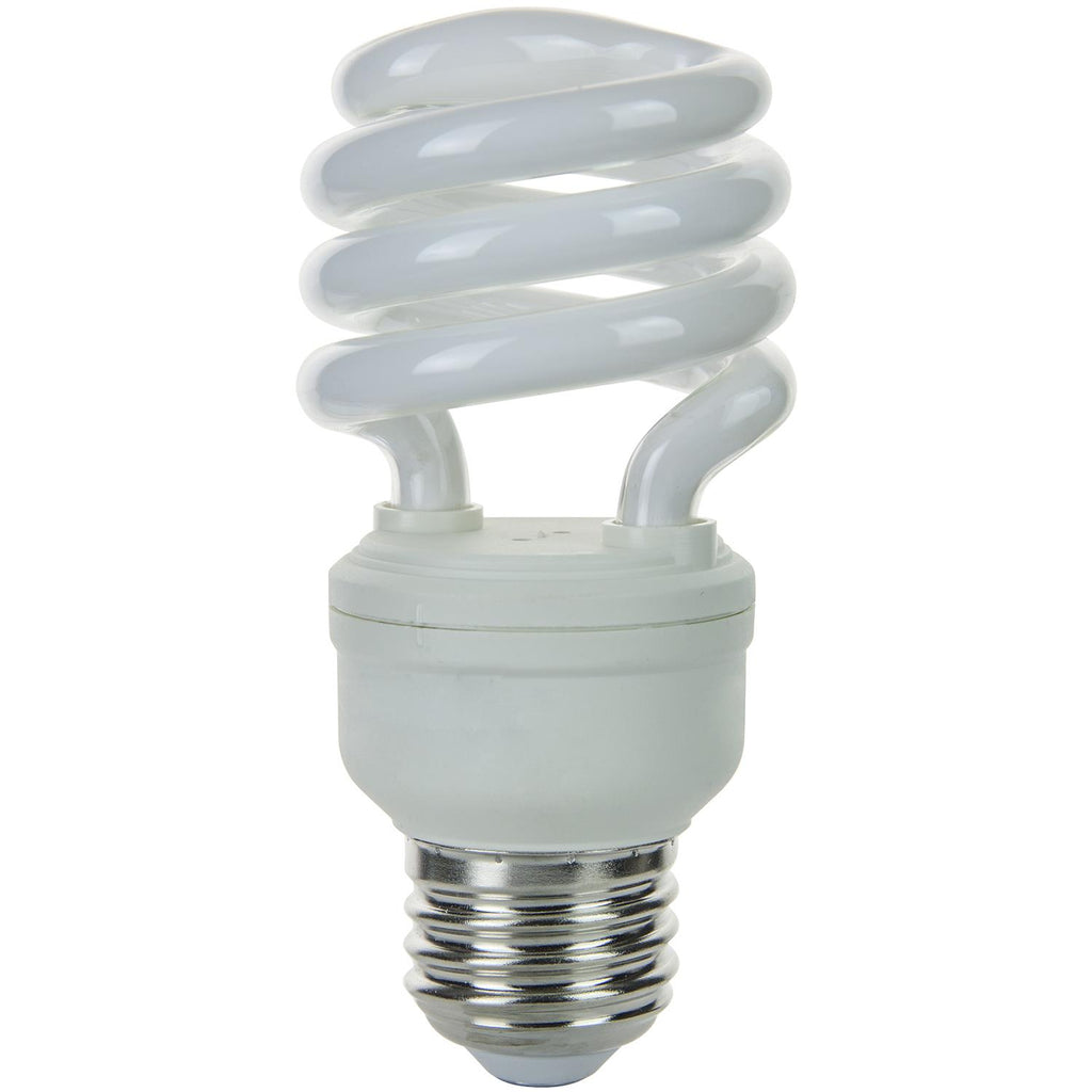 SUNLITE 13w T2 Medium Base 5000K Super White Super Mini Spiral Lamp