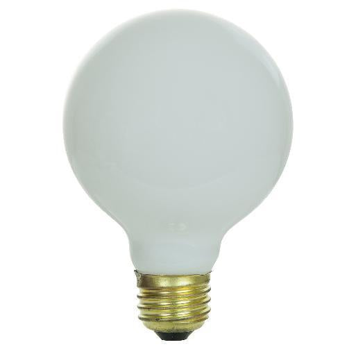 SUNLITE 25W 120V Globe G25 White E26 Incandescent Light Bulb