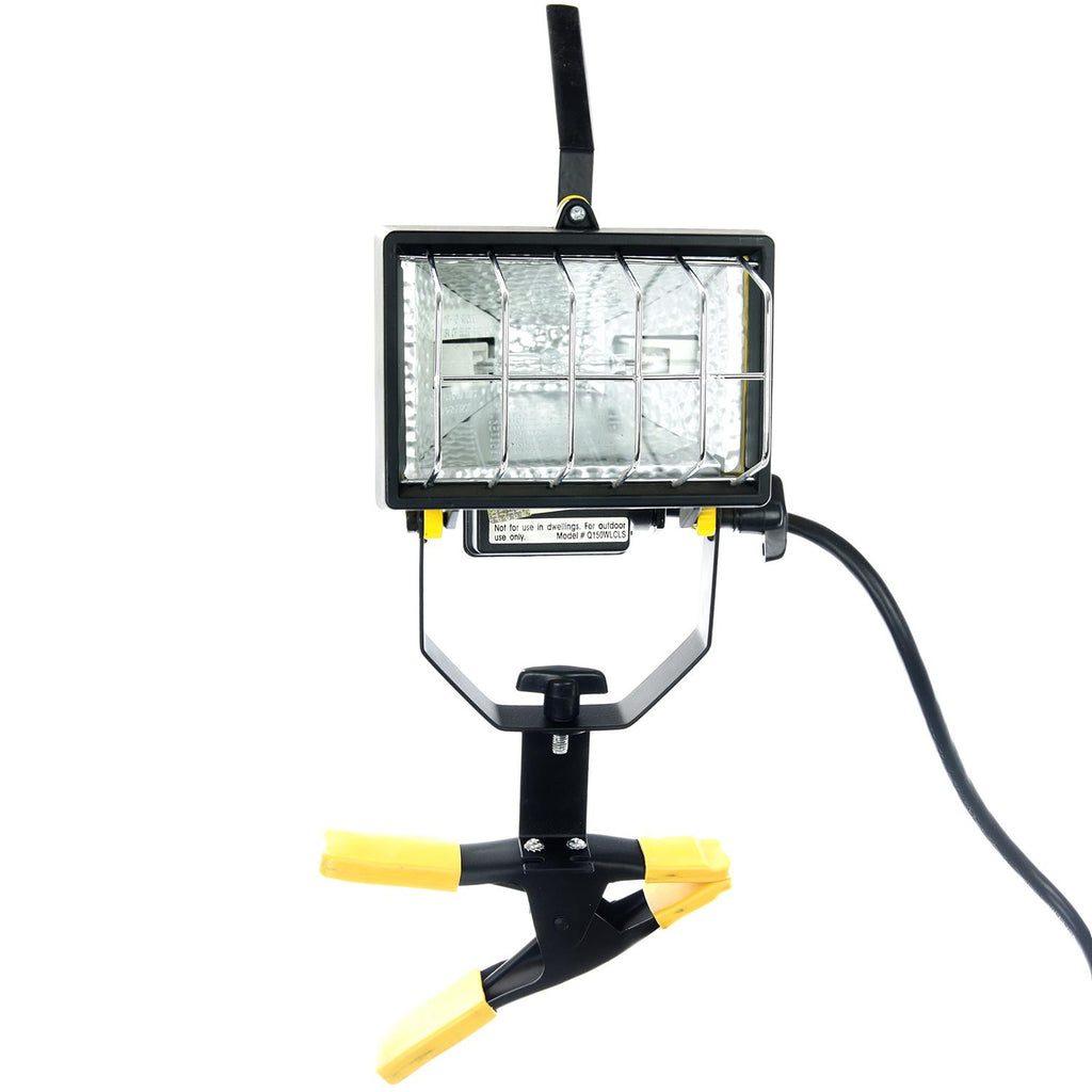 SUNLITE Clamp On Halogen Work Light Lamp