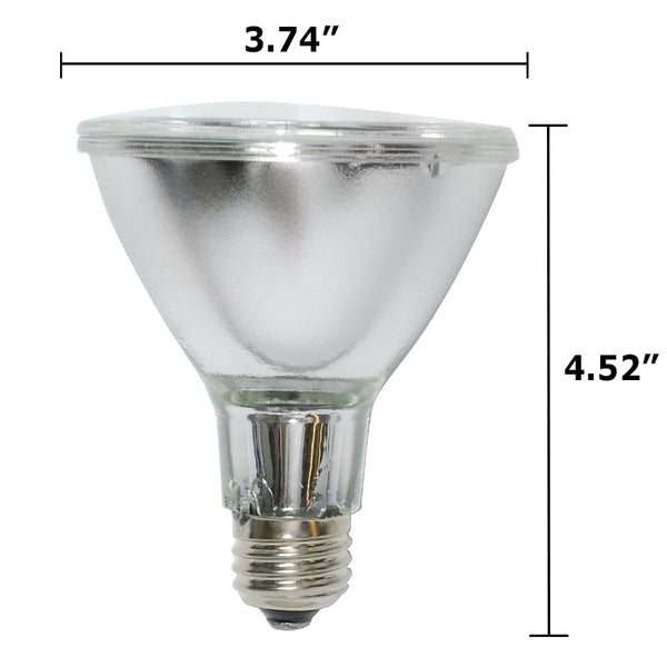 BulbAmerica 60W 120V PAR30 Long Neck Spot Halogen Bulb