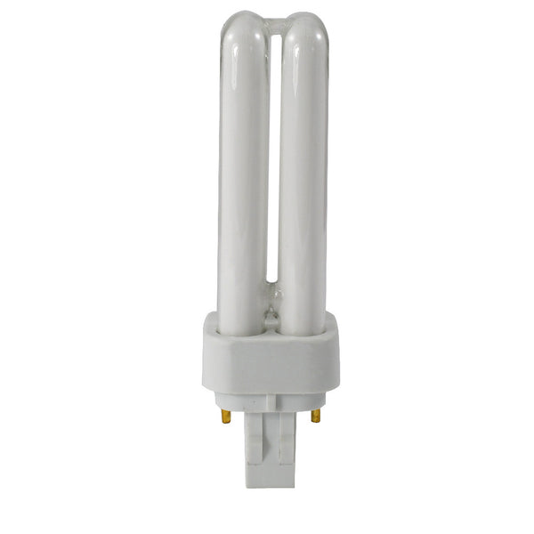 LUXRITE 13W GX23-2 2-Pin 2700K Warm White Fluorescent Light Bulb ...