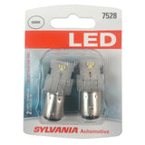 2-PK SYLVANIA 7528 LED Cool White Automotive Bulb - also fits 2057 & 2357