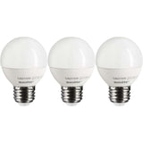3Pk - Sunlite 5w LED Globe Frosted E26 Base 2700K Bulb - Warm White
