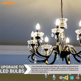 6Pk - Sunlite 7w LED B13 Decorative Chandelier E26 4000K Bulb - 60W Equiv_1