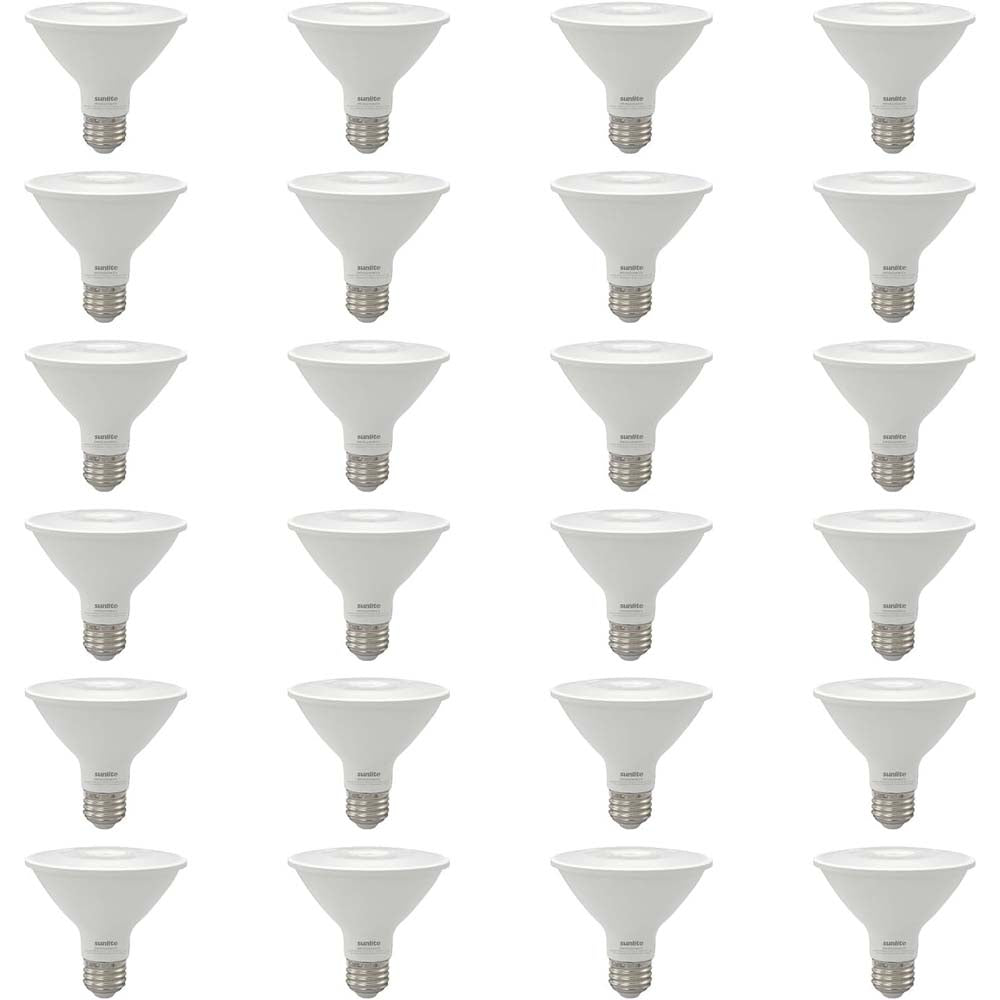 24Pk - Sunlite 9w LED PAR30 Reflector Floodlight 2700K Bulb - 75W Equiv