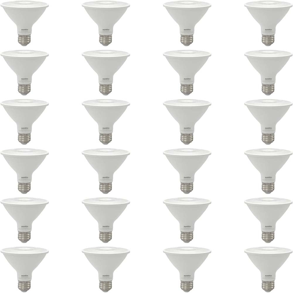 24Pk - Sunlite 9w LED PAR30 Reflector Floodlight 5000K Bulb - 75W Equiv