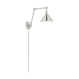 Delancey Swing Arm Lamp Polished Nickel w/ Switch 120v_2