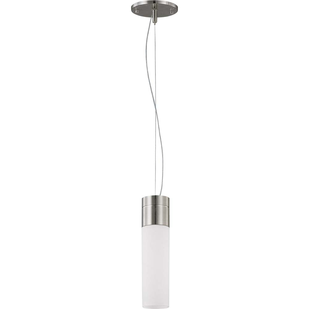 Nuvo Lighting 24w Link LED 1-Light Pendant Brushed Nickel Finish