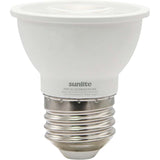 Sunlite 6w LED PAR16 Short Neck Recessed E26 4000K Flood Bulb - 50W Equiv