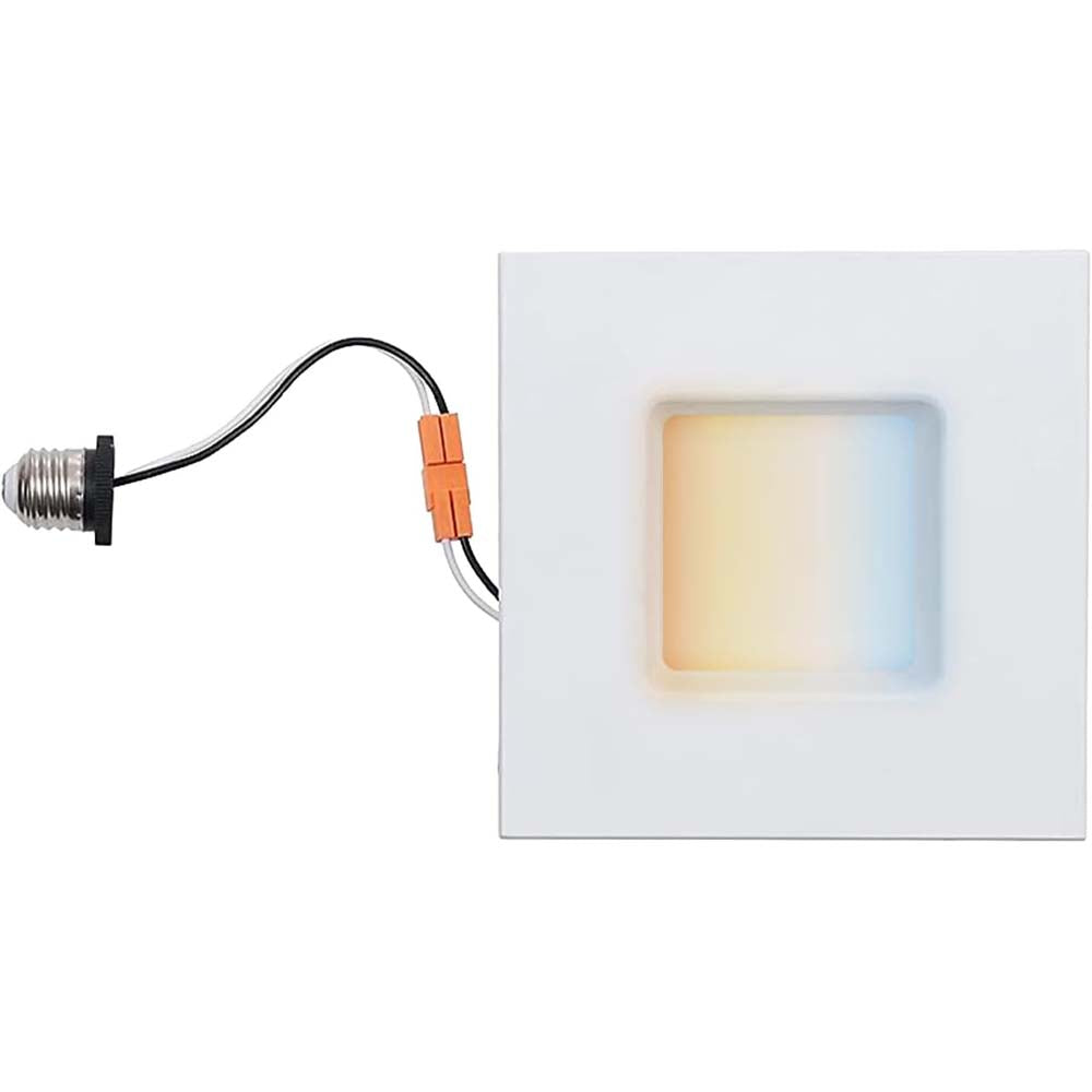 Sunlite 5-6-in 14w LED Square Retrofit Downlight Fixture CCT Selectable Dimmable