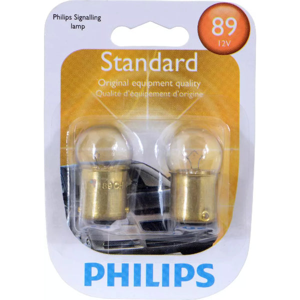 2 Pack - Philips 89 7.5w 13v G6 Automotive Bulb – BulbAmerica