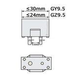 GE EWR 150W 6.6A GZ9.5 base Airport and Airfield Halogen lamp - BulbAmerica