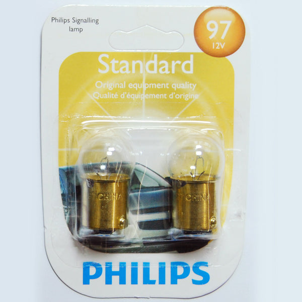 2 Pack - Philips 97 9.3w 13.5v G6 Automotive Bulb – BulbAmerica