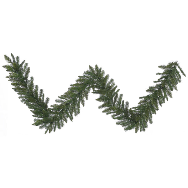 9Ft. x 12in. Durango Spruce Garland 210 Green PVC Tips – BulbAmerica