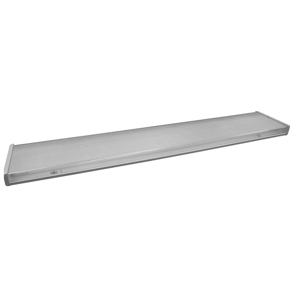 NICOR 4 Ft. Recessed 4-Light LED Wraparound 3000K with Prismatic Lens ...