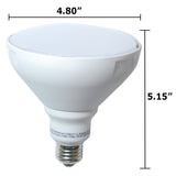 High Quality LED 14w Dimmable BR40 Soft White Light Bulb - 85w Equiv. - BulbAmerica