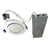 Lightolier 4-in Round Gimbal LED Downlight Lumen & CCT Selectable 120-277V - BulbAmerica