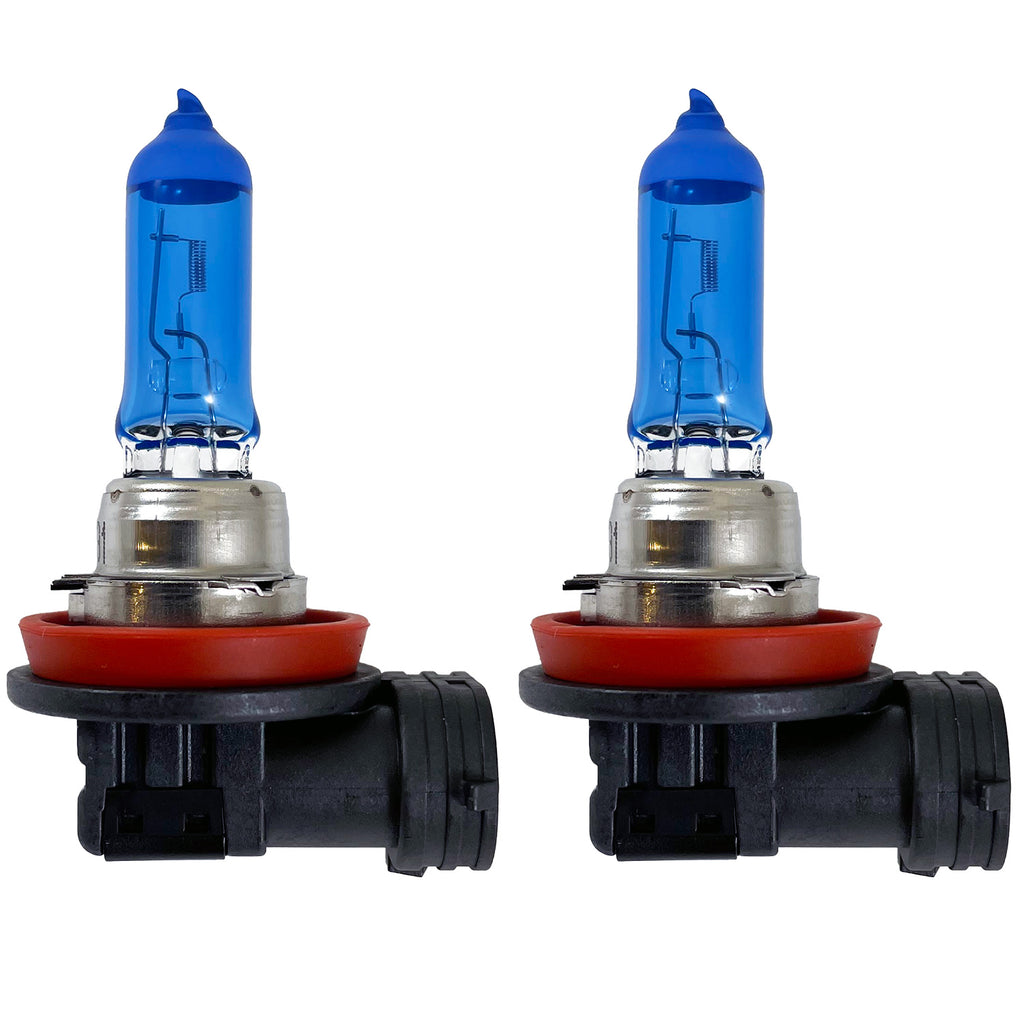 BULBAMERICA H11 - 55W 12V Xenon White Twin Pack Halogen Light Bulb