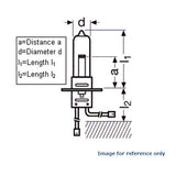 NARVA 58368 - 6392LL - 150W 6.6A HLX PK30d Male Connector Airfield Bulb 64361Z/C J1/83Z_1