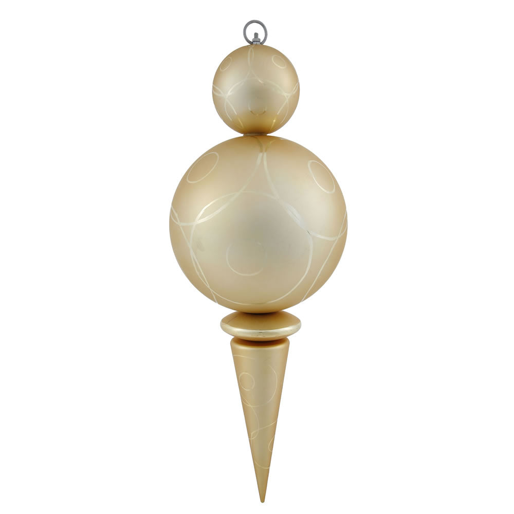 26" Gold UV Matte Gloss Ball Finial