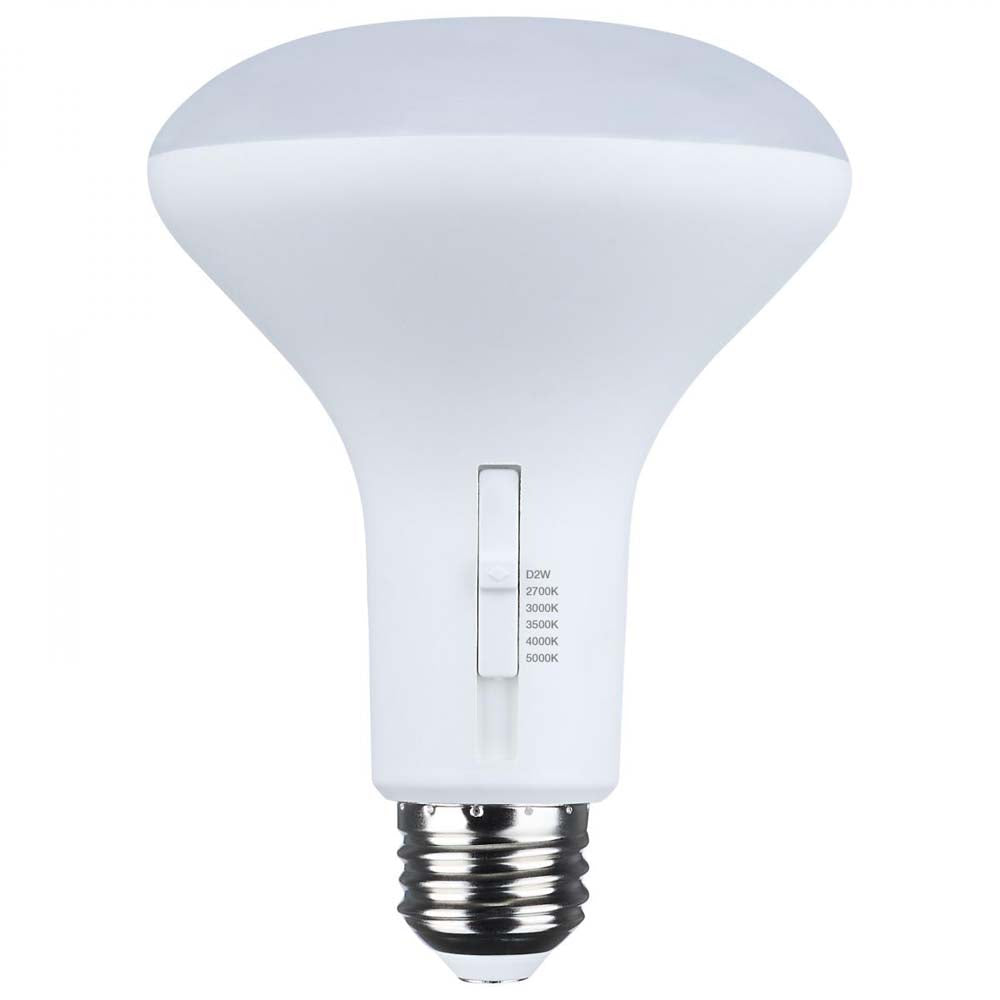 8.5w BR30 LED Reflector Bulb CCT Selectable Warm White to Natural Light 120v