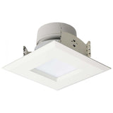 LED Retrofit Downlight Wattage Lumens & CCT Selectable 120v Square White Finish_1