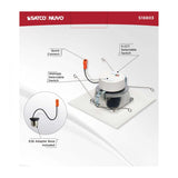 Satco 7-in LED Retrofit Downlight Square White Finish_4