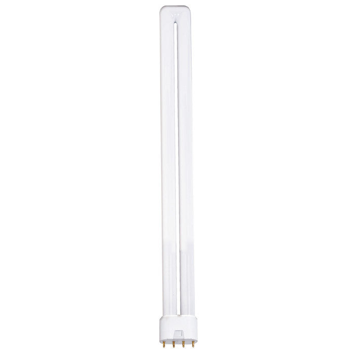 Satco S6766 40W Long Twin Tube 4-Pin 2G11 Plug-In base 3000K fluorescent bulb