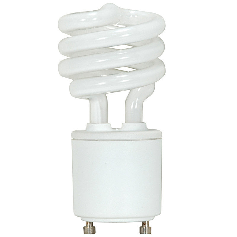 Satco 13W Mini Twist 3500K GU24 Base Compact Fluorescent Bulb – BulbAmerica