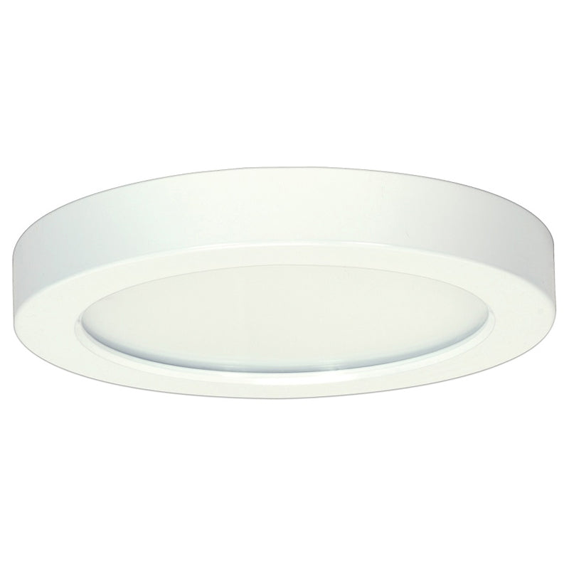 Nicor 8in 5000K Round Edge Lit Recessed LED Downlight