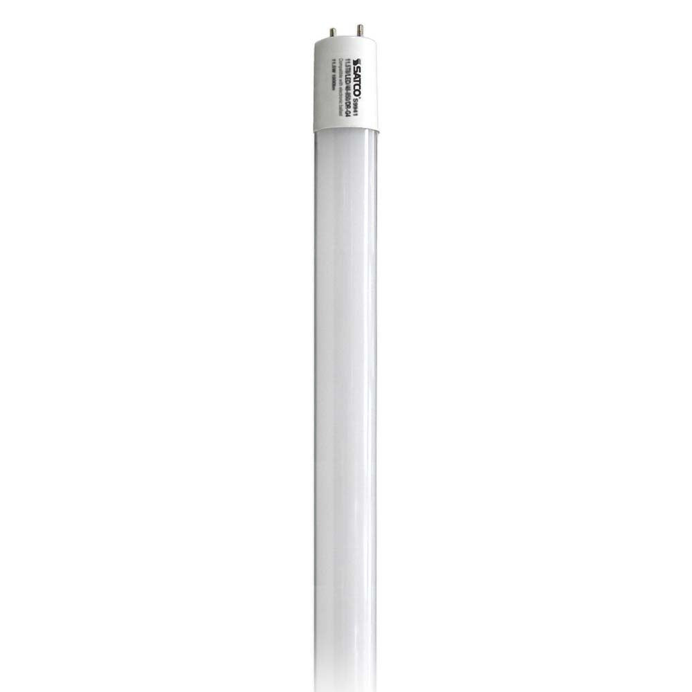 10PK - Satco 15w 48in T8 LED Tube 3000K G13 base 2100Lm - Ballast Dependent