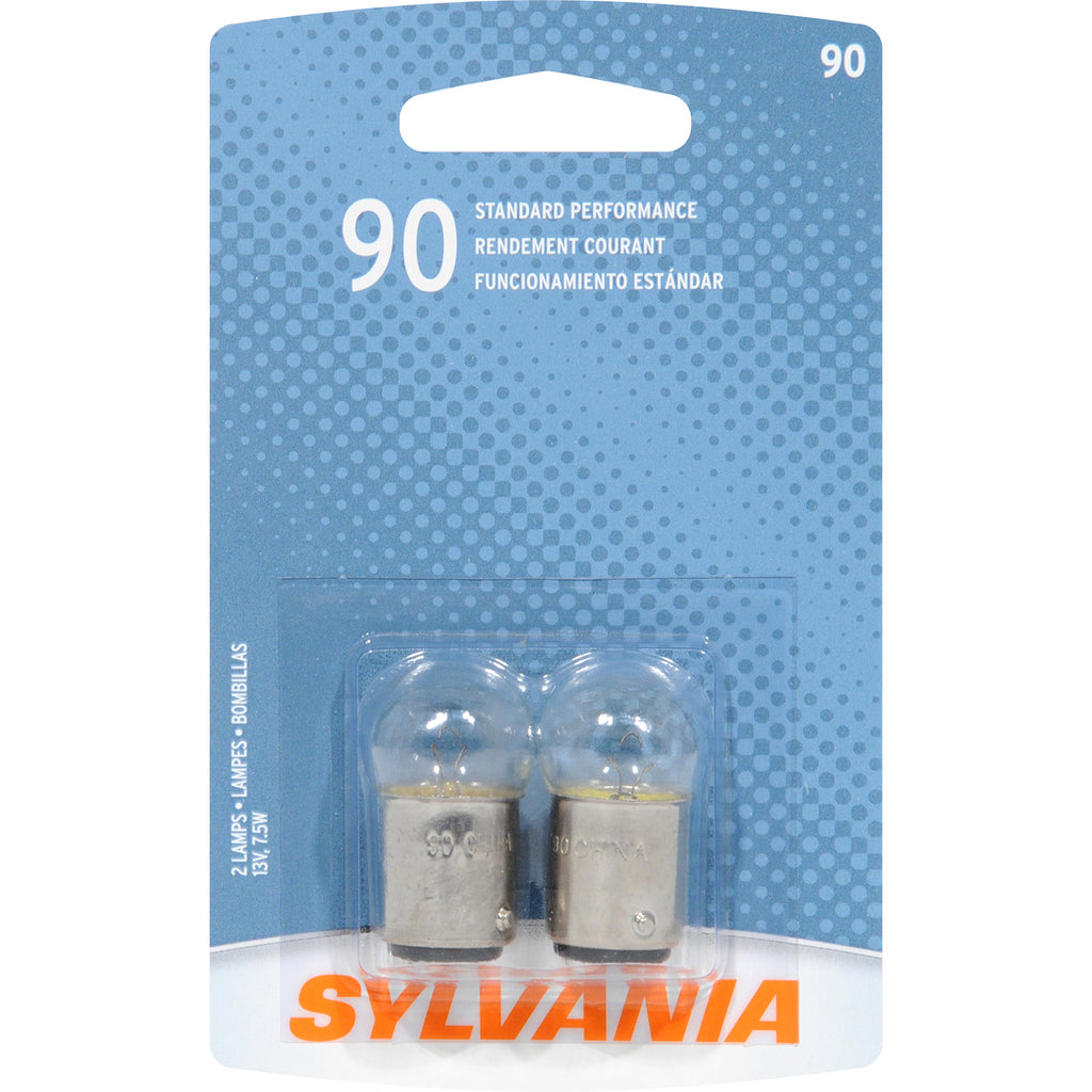 2-PK SYLVANIA 90 Basic Automotive Light Bulb