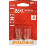 2-PK SYLVANIA 168NA Long Life Automotive Light Bulb