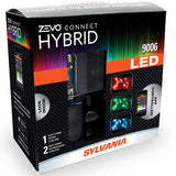 2-PK SYLVANIA 9006 ZEVO Connect Hybrid LED Color Changing System for Headlights