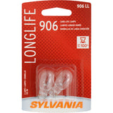 2-PK SYLVANIA 906 Long Life Automotive Light Bulb