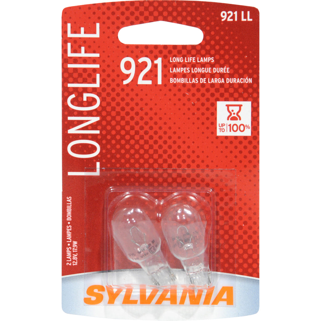 2-PK SYLVANIA 921 Long Life Automotive Light Bulb