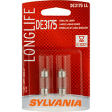 2-PK SYLVANIA DE3175 Long Life Automotive Light Bulb