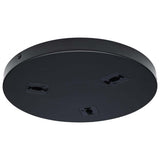 Triple Monopoint Adapter Round Black Finish