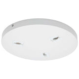 Triple Monopoint Adapter Round White Finish