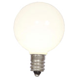 25PK - Vickerman Warm White Ceramic G40 LED Replacement Bulb