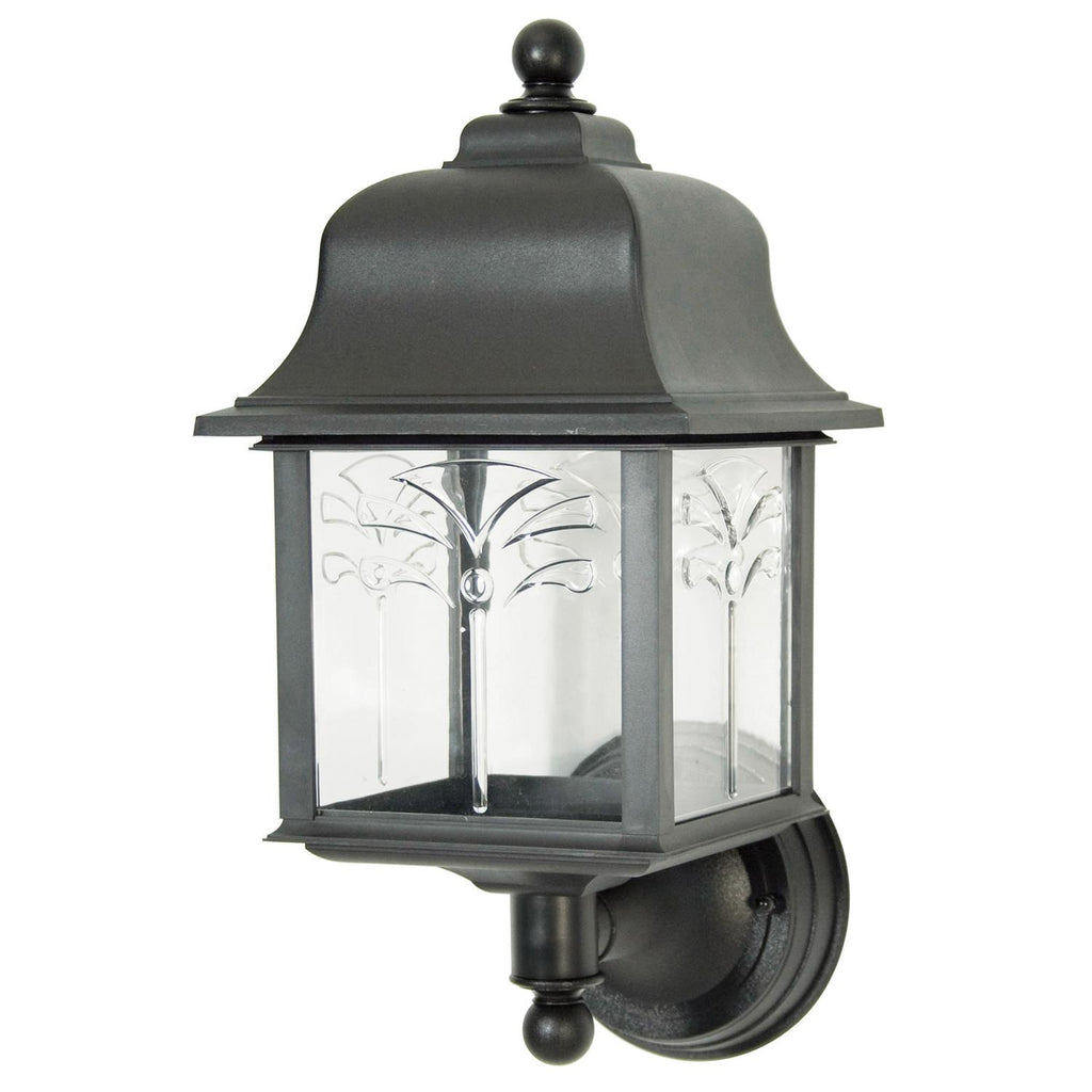 Sunlite 47224-SU Clear Lens Decorative Orchid Up Fixture in Black Finish