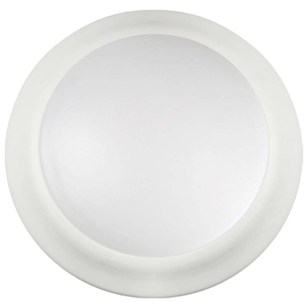 7-in LED Disk-Light CCT Selectable 3K/4K/5K White Finish – BulbAmerica