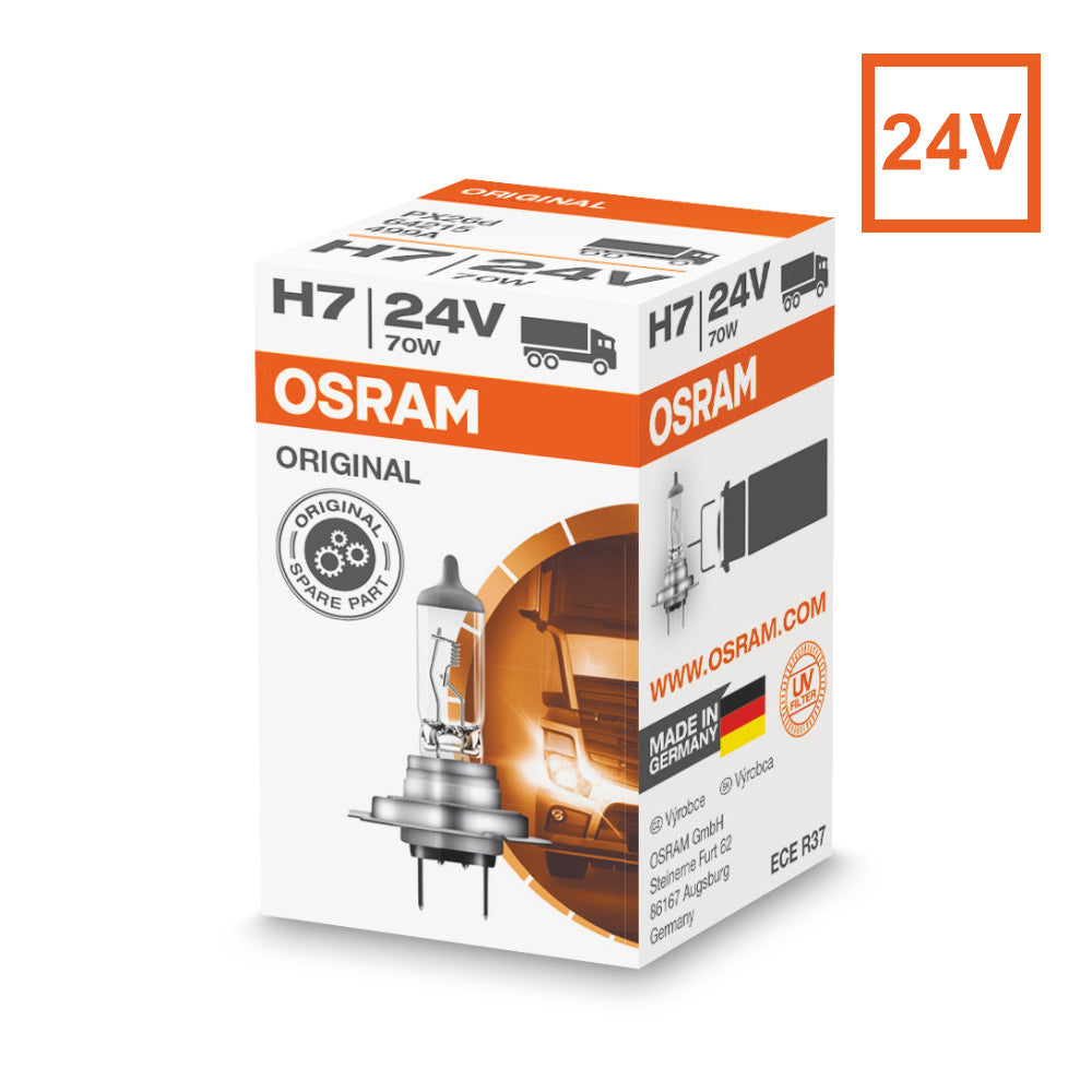 LKW SET OSRAM H7 Ersatzlampenbox Halogen Box 24V