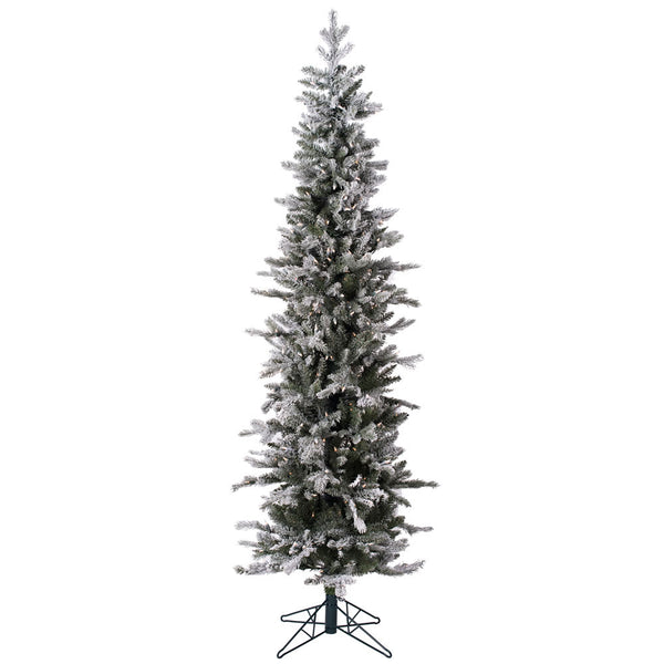 9Ft. Frosted Glitter Tannenbaum Pine Tree 1076Tips 550 Clear Lights ...