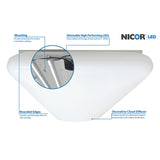 NICOR LED Decorative Cloud Ceiling Fixture, 4000K_2