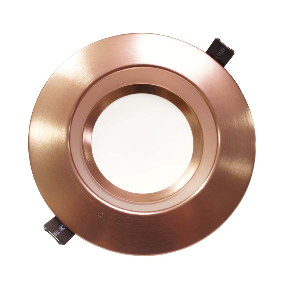 NICOR 6 inch Recessed Commercial LED Downlight, Aged Copper, 5000K