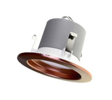 NICOR 4in. LED Downlight 663Lm 3000K in Aged Copper Round Recessed Light_2