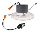 NICOR 5/6in. 878Lm LED Downlight in White w/ Baffle, 3000K Round Recessed Light_1